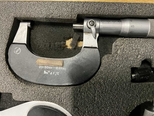 Mitutoyo 0,001 buitenmaat micrometerset - afbeelding 4 van  7