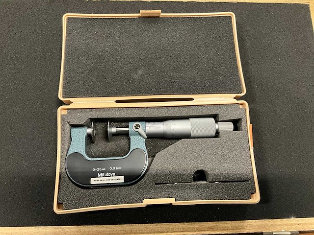 Mitutoyo 0,001 buitenmaat micrometerset - afbeelding 7 van  7
