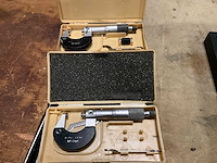 Mitutoyo 0,01 buitenmaat micrometer (2x) - afbeelding 2 van  4