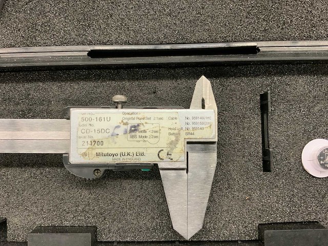 Mitutoyo 20 / cd-15dc digitale schuifmaat (3x) - afbeelding 5 van  5