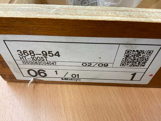 Mitutoyo 368-954 3-point micrometer set (4x) in houten kist - afbeelding 2 van  3