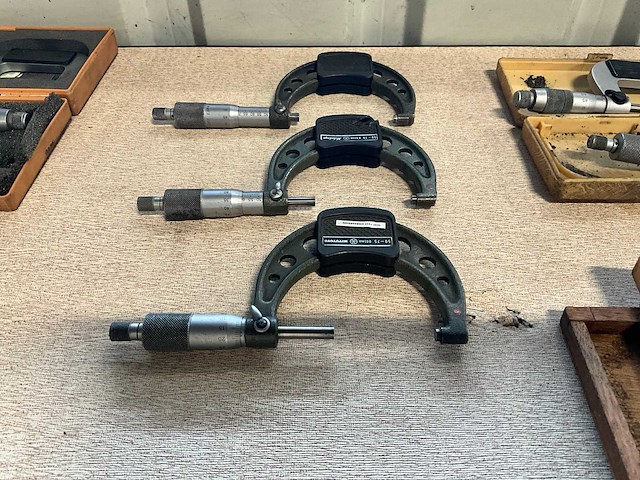 Mitutoyo 50-75 buitenmaat micrometer (3x) - afbeelding 1 van  3