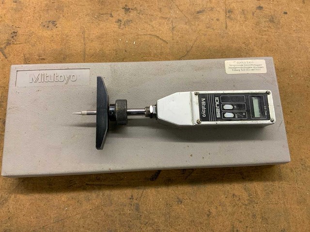 Mitutoyo 575-113 afschuiningsgradenboog en meetklok met diepte opzetstuk - afbeelding 5 van  5