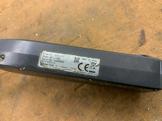 Mitutoyo 575-121 /id-u1025 meetklok met diepte opzetstuk (2x) - afbeelding 4 van  4