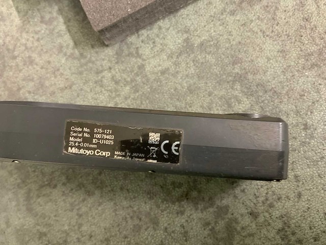 Mitutoyo 575-121 /id-u1025 meetklok met diepte opzetstuk (2x) - afbeelding 4 van  5