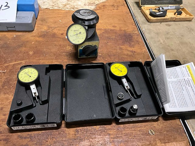 Mitutoyo antimagnetic zwenktaster (3x) - afbeelding 1 van  9