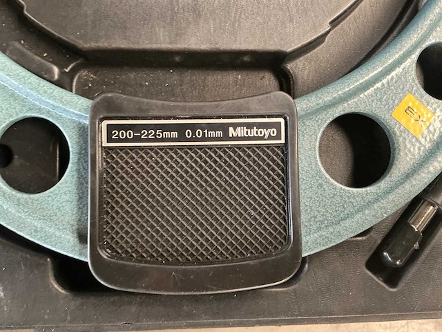 Mitutoyo buitenmaat micrometer (2x) - afbeelding 4 van  10