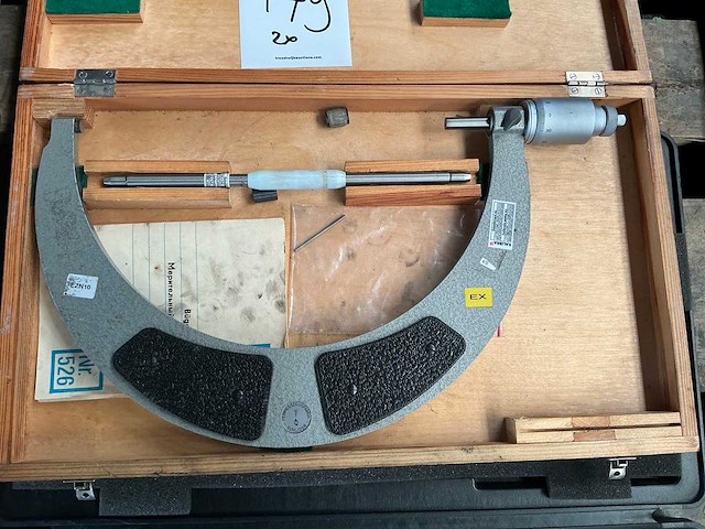 Mitutoyo buitenmaat micrometer (2x) - afbeelding 7 van  10