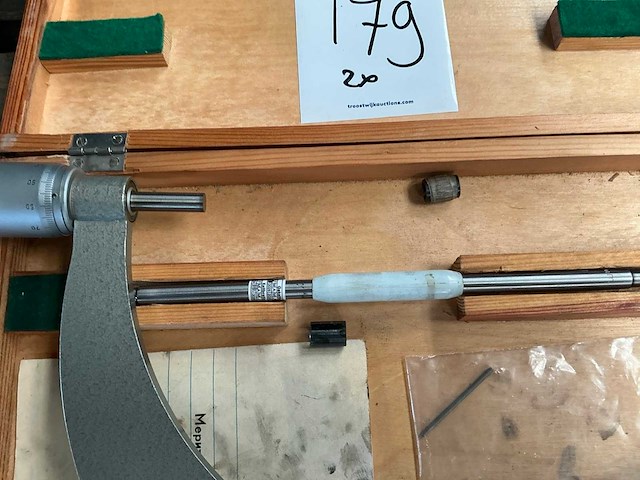Mitutoyo buitenmaat micrometer (2x) - afbeelding 10 van  10
