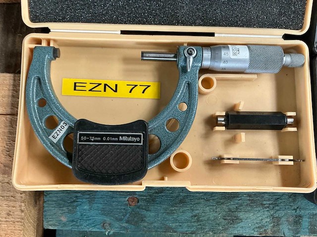 Mitutoyo buitenmaat micrometer (3x) - afbeelding 2 van  5
