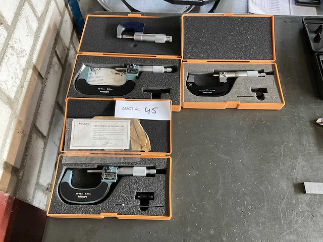 Mitutoyo buitenmaat micrometer (4x) - afbeelding 1 van  6