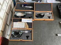 Mitutoyo buitenmaat micrometer (4x)