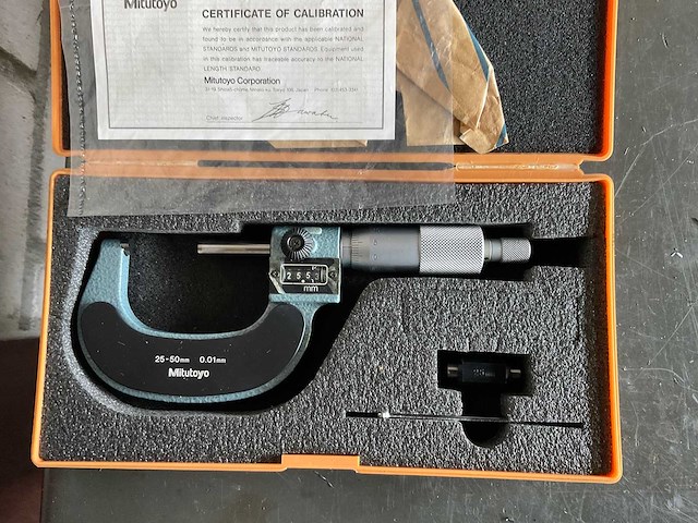 Mitutoyo buitenmaat micrometer (4x) - afbeelding 2 van  6