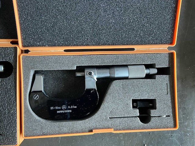 Mitutoyo buitenmaat micrometer (4x) - afbeelding 4 van  6