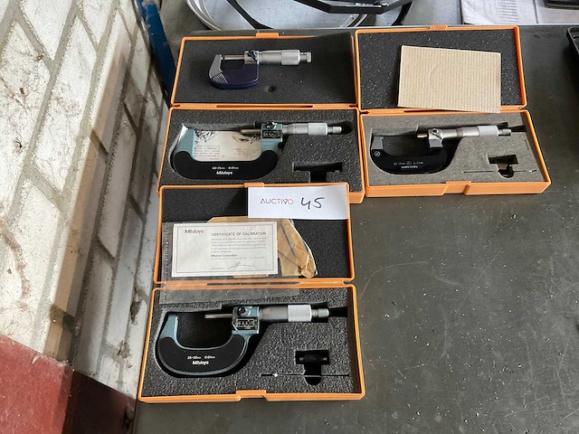 Mitutoyo buitenmaat micrometer (4x) - afbeelding 6 van  6
