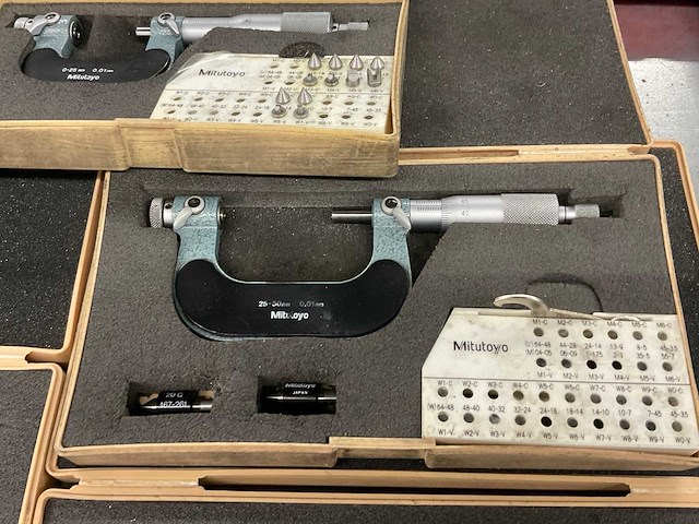 Mitutoyo buitenmaat micrometer (5x) - afbeelding 4 van  6