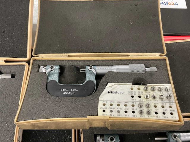 Mitutoyo buitenmaat micrometer (5x) - afbeelding 5 van  6