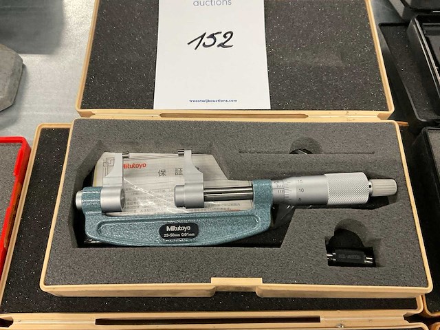 Mitutoyo buitenmaat micrometer (8x) - afbeelding 4 van  7