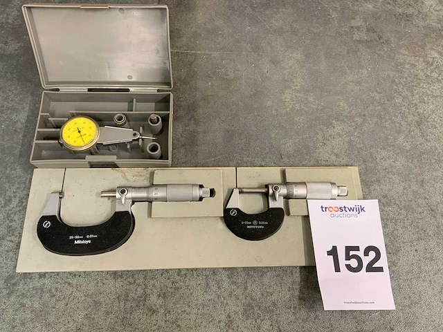 Mitutoyo buitenmaat micrometer en meettaster - afbeelding 1 van  4