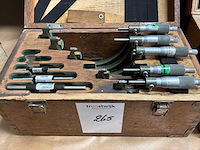 Mitutoyo buitenmaat micrometerset - afbeelding 1 van  2