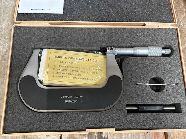 Mitutoyo buitenmicrometer - afbeelding 3 van  7