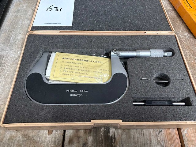 Mitutoyo buitenmicrometer - afbeelding 2 van  7