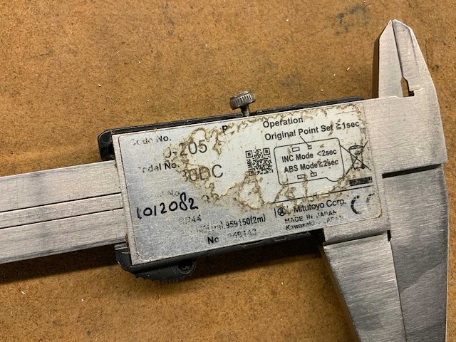 Mitutoyo cd-30c en cd-15 cpx digitale schuifmaat (5x) - afbeelding 5 van  7