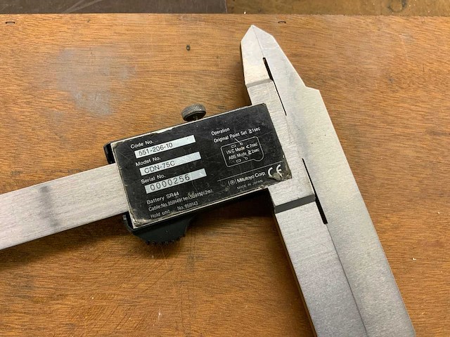 Mitutoyo cdn-75c digitale schuifmaat - afbeelding 4 van  6
