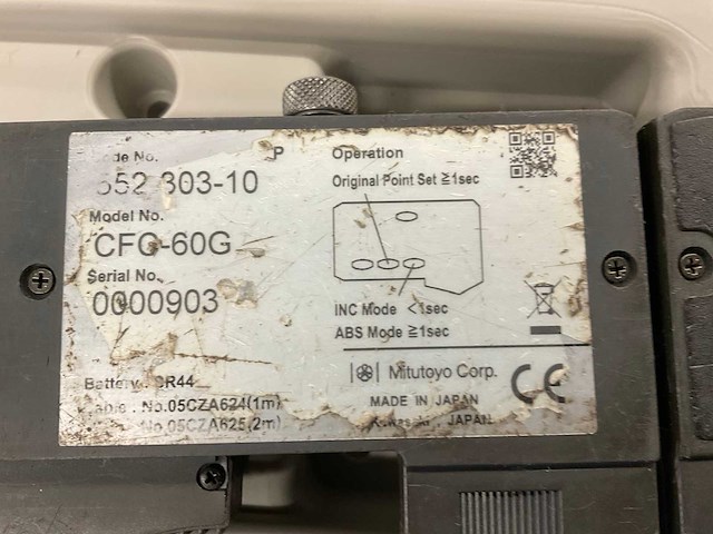 Mitutoyo cfg-60g digitale schuifmaat - afbeelding 5 van  5