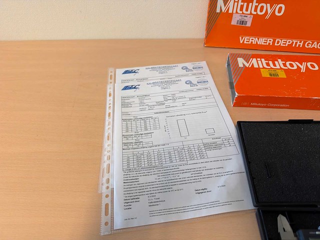 Mitutoyo digimatic schuifmaat set + vernier dieptemeter - afbeelding 6 van  6
