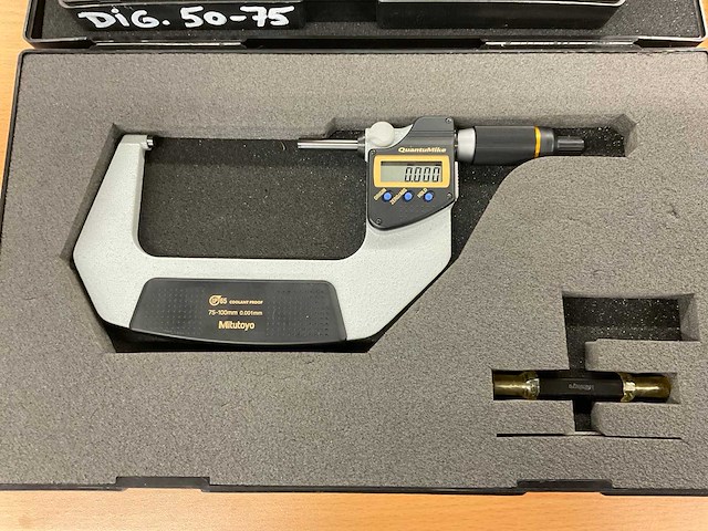 Mitutoyo digitale schroefmaat (4x) set 0-100 mm ip65 - afbeelding 5 van  6