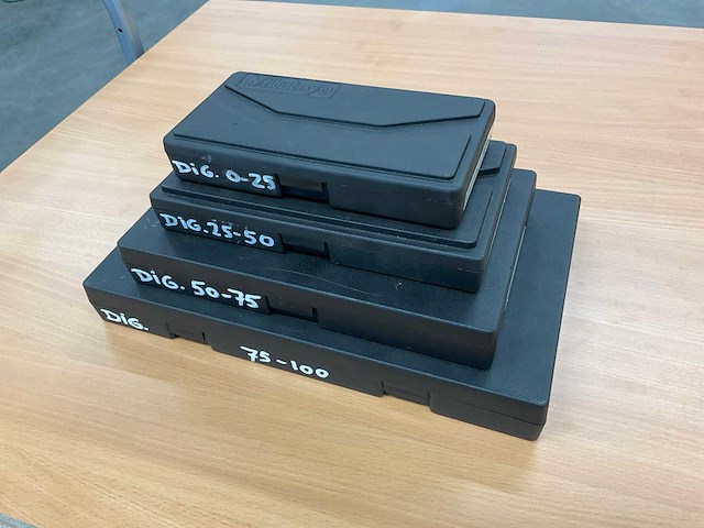 Mitutoyo digitale schroefmaat (4x) set 0-100 mm ip65 - afbeelding 6 van  6