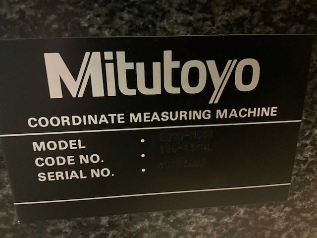 Mitutoyo euro-m544 coördinaatmeetmachine - afbeelding 15 van  23