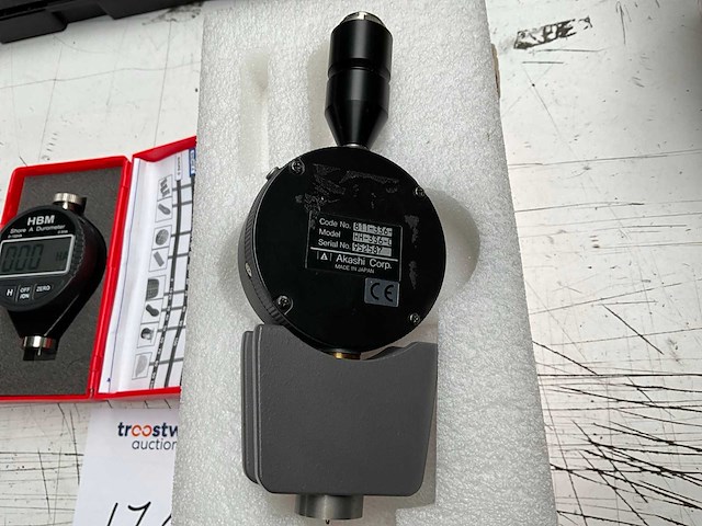 Mitutoyo & hbm hardmatic hh-336 durometer / hardheidsmeter (2x) - afbeelding 4 van  4