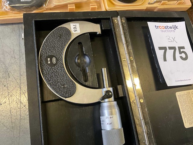 Mitutoyo, mahr beugelmicrometer (3x) - afbeelding 2 van  5