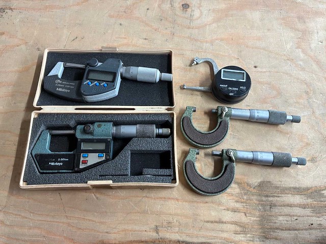 Mitutoyo meetgereedschap (5x) - afbeelding 1 van  4
