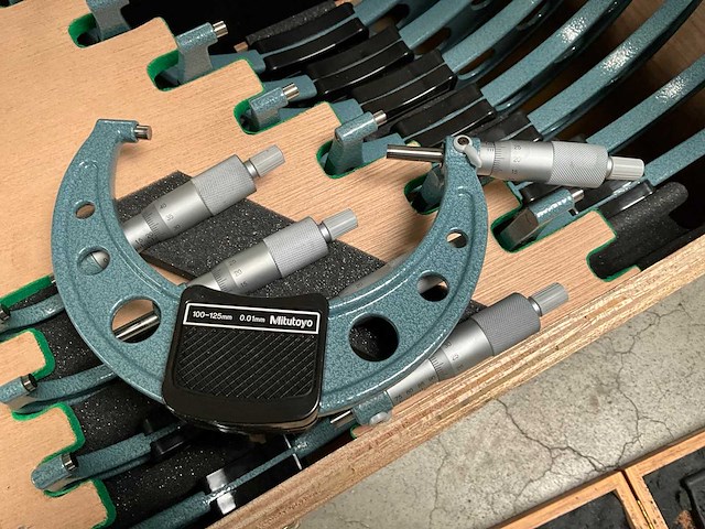 Mitutoyo micrometer set - afbeelding 6 van  7