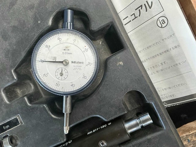 Mitutoyo micrometer + toebehoren - afbeelding 5 van  11