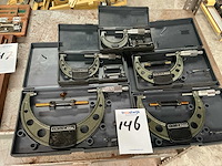 Mitutoyo schroefmaat set 5 delig 25-150mm - afbeelding 1 van  5