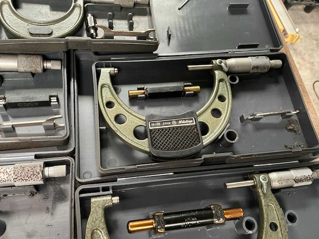 Mitutoyo schroefmaat set 5 delig 25-150mm - afbeelding 4 van  5