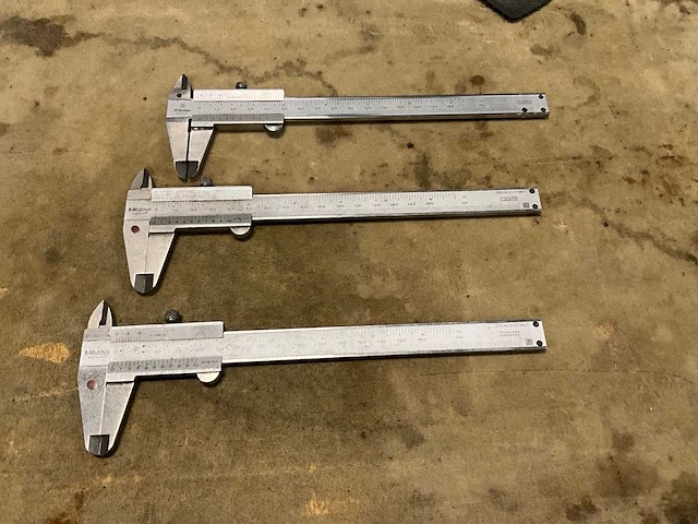 Mitutoyo schuifmaat (3x) - afbeelding 1 van  4