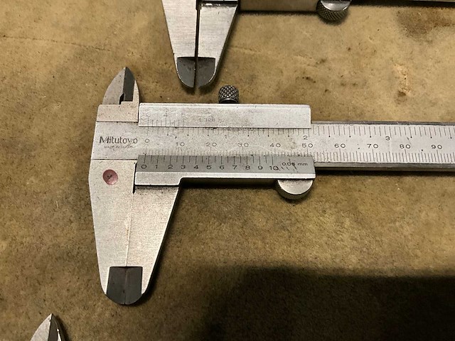 Mitutoyo schuifmaat (3x) - afbeelding 3 van  4