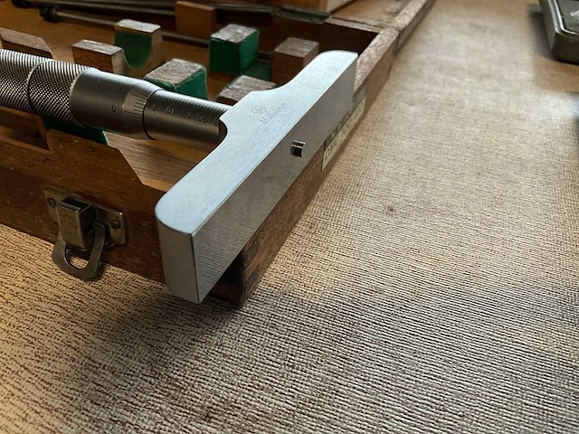 Mitutoyo/tesa 0-25 diepte micrometer (3x) - afbeelding 3 van  8
