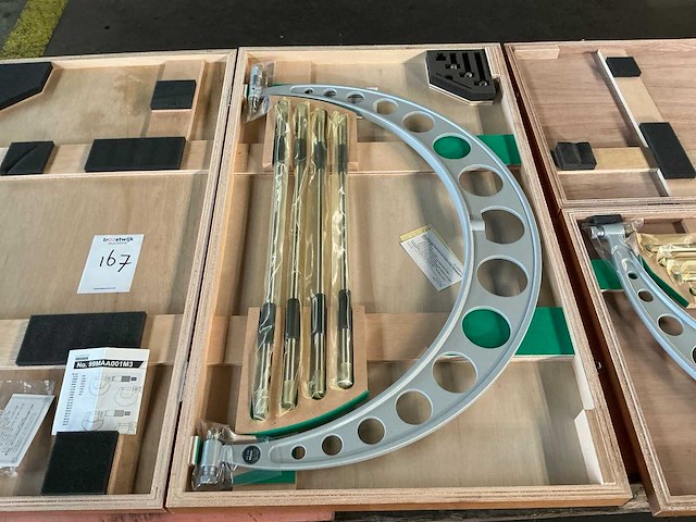 Mituyoyo 99maa001m3 buitenschroefmaat micrometer met verwisselbare aambeelden - afbeelding 2 van  7