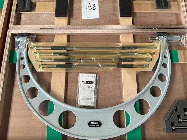 Mituyoyo 99maa001m3 buitenschroefmaat micrometer met verwisselbare aambeelden - afbeelding 2 van  8