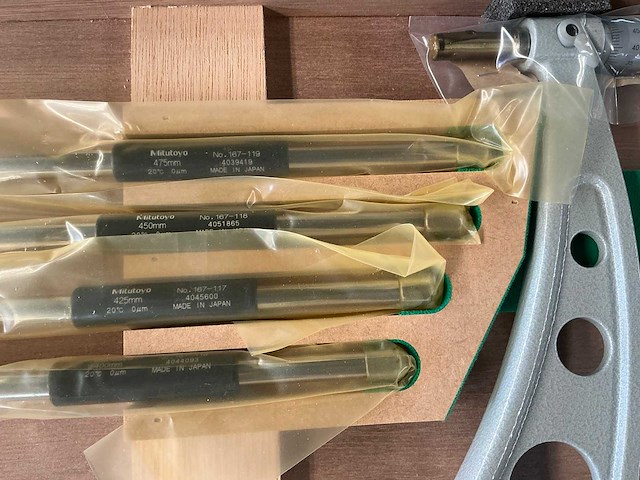 Mituyoyo 99maa001m3 buitenschroefmaat micrometer met verwisselbare aambeelden - afbeelding 5 van  8