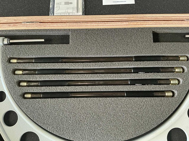 Mituyoyo 99maa001m3 buitenschroefmaat micrometer met verwisselbare aambeelden - afbeelding 5 van  8