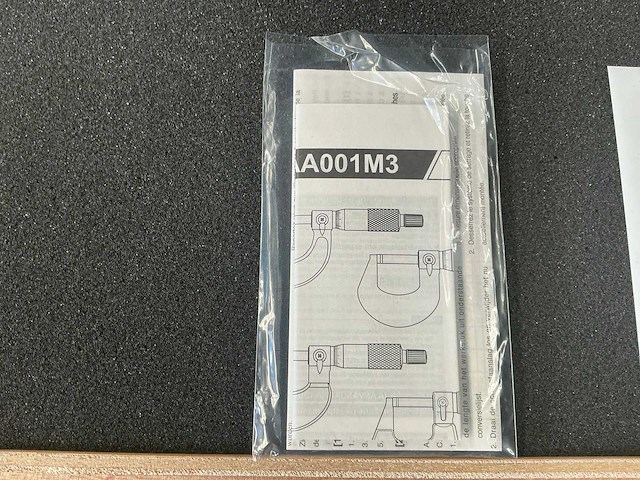 Mituyoyo 99maa001m3 buitenschroefmaat micrometer met verwisselbare aambeelden - afbeelding 8 van  8