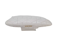 Miu miu - pochette - handtas wit lak leer met gouden details - afbeelding 13 van  14