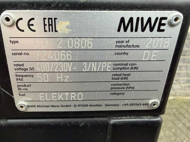 Miwe - 2018 - condo deck oven - bakkerijoven - afbeelding 5 van  5